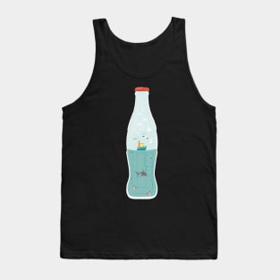 Trawler in a bottle Tank Top